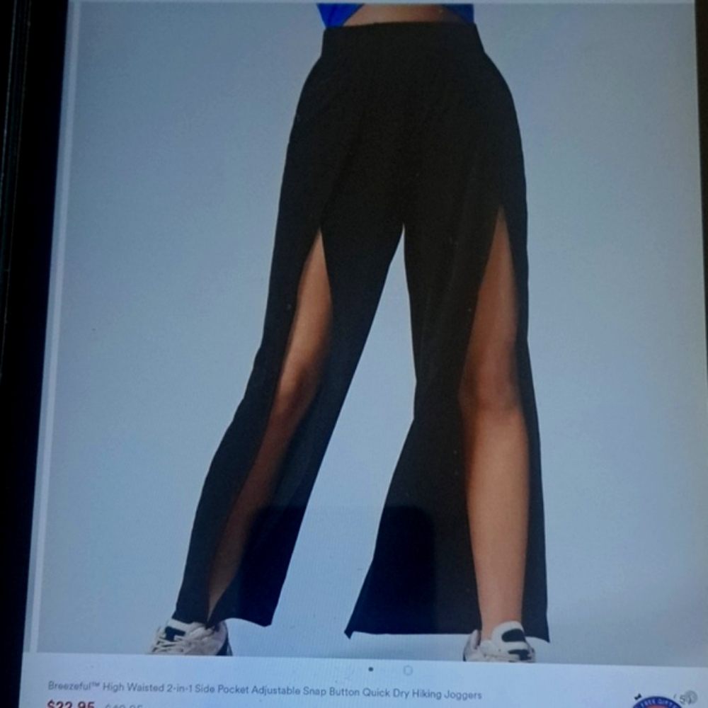 HALARA HIGH WAISTED 2 IN 1 SNAP JOGGERS M - Picture 1 of 9